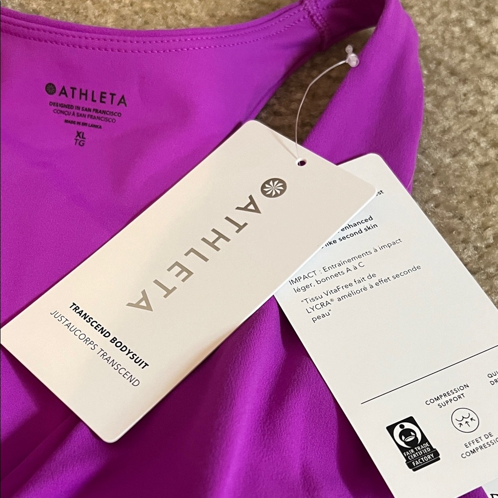 NWT! Purple bodysuit - Picture 2 of 3